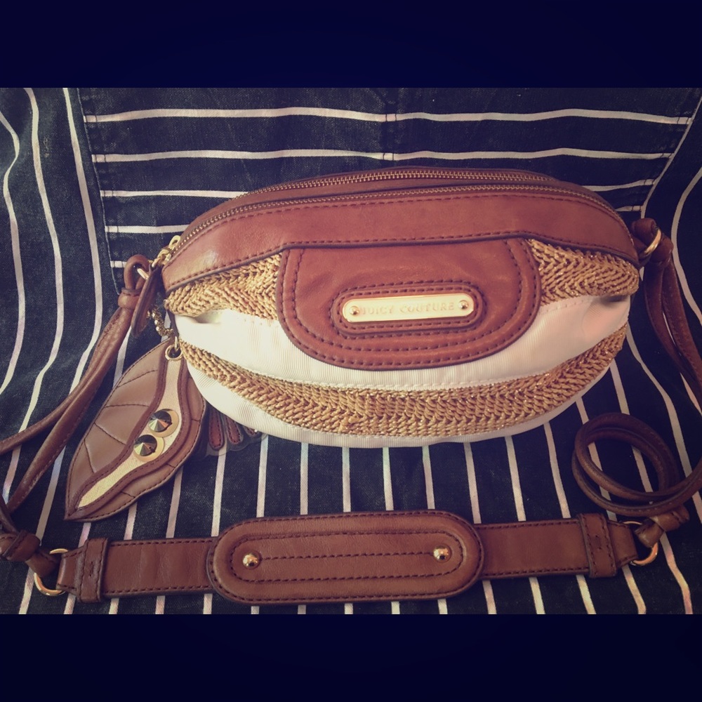 AUTHENTIC NWOT Juicy Couture Striped Barrel Bag ✨